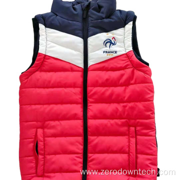 Wholesale men's winter fashion portable down vest